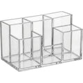Layeo Clear Acrylic Brush Cup Organizer 5 Section