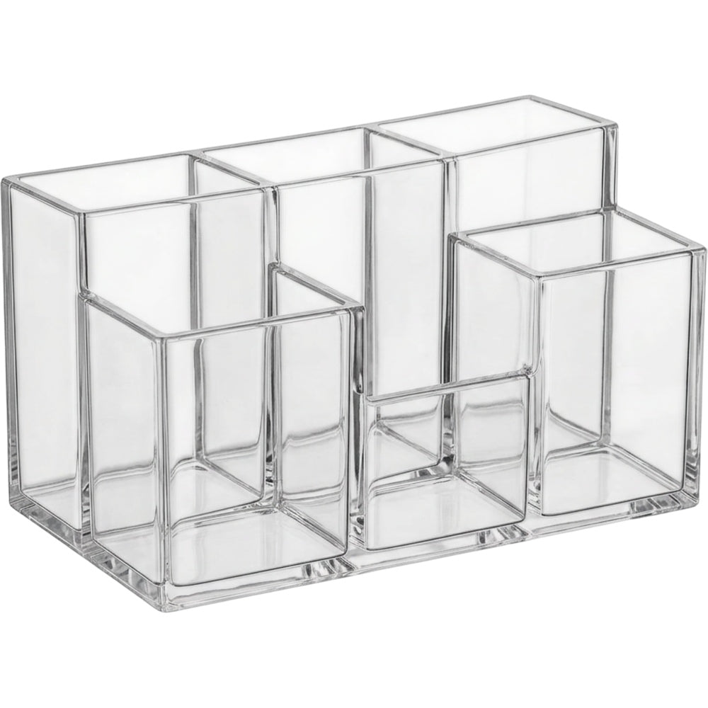 Layeo Clear Acrylic Brush Cup Organizer 5 Section
