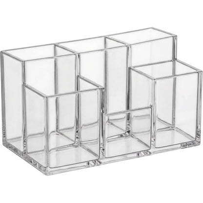 Layeo Clear Acrylic Brush Cup Organizer 5 Section