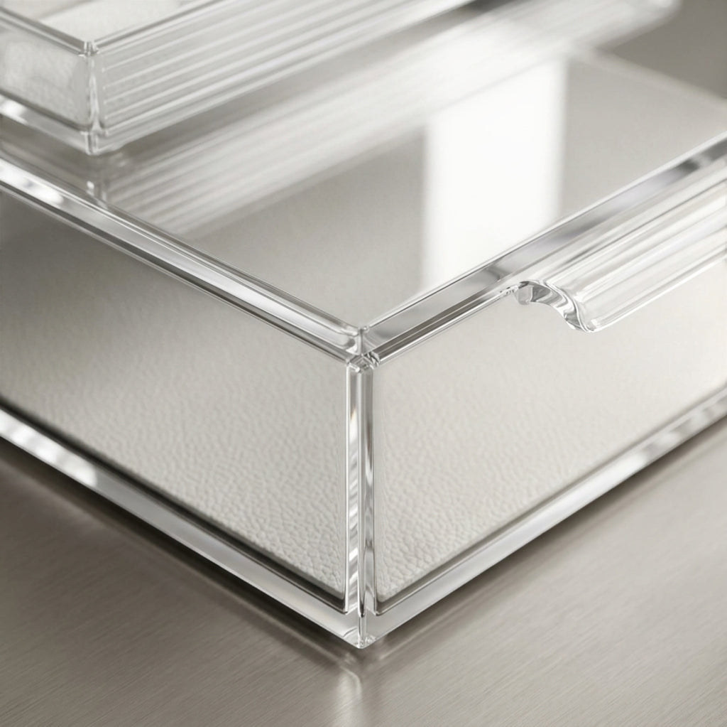 Layeo Clear Acrylic Drawer and Tray Organizer 31 cm Wide - Detail view