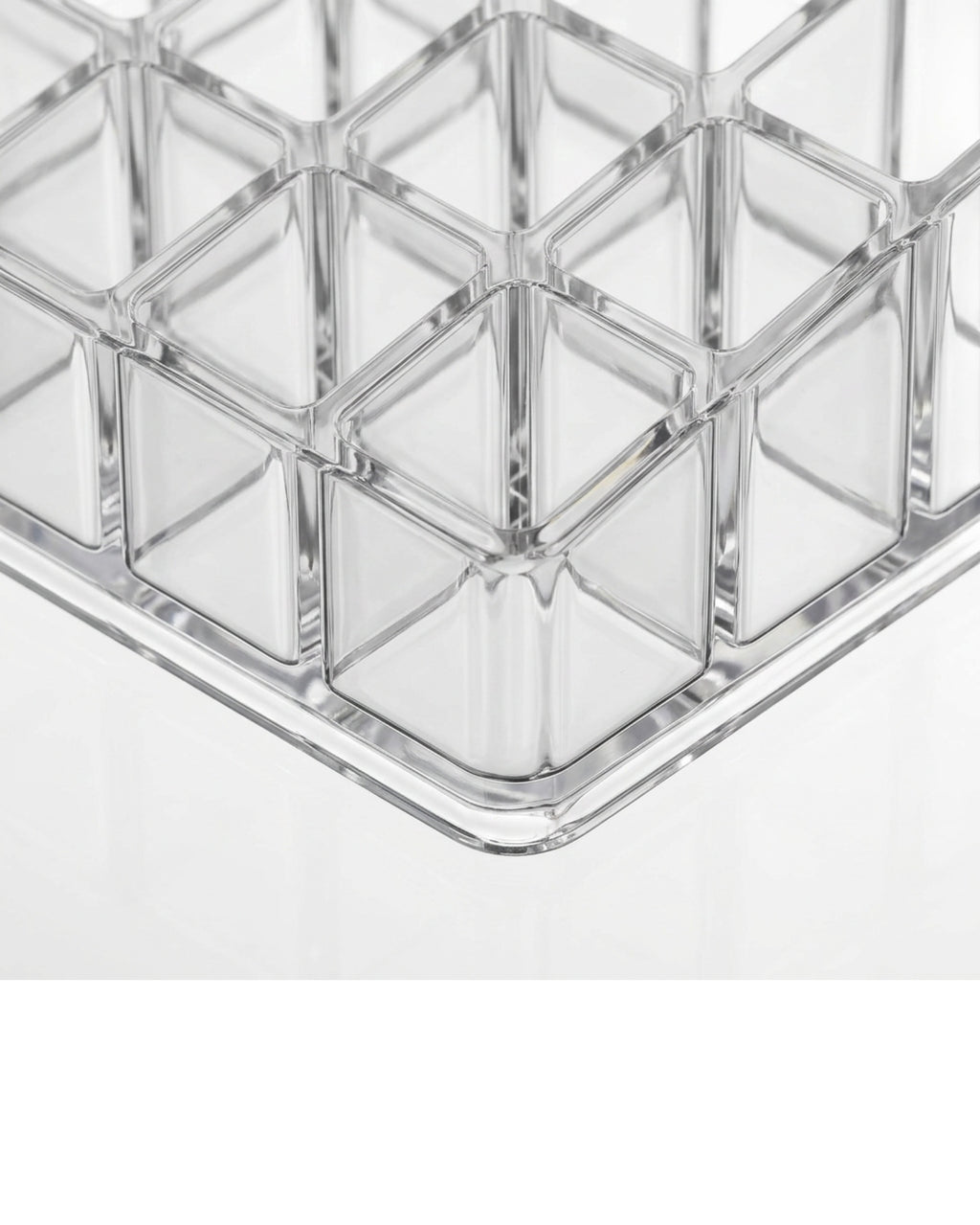 Layeo Clear Acrylic Lipstick Holder Tray 24 Slot